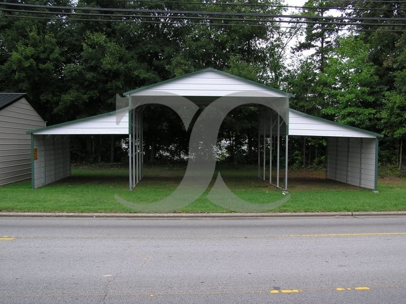 Metal Barn | Boxed Eave Roof | 42W x 21L x 12H | Carolina Barn Metal Barn | Boxed Eave Roof | 42W x 21L x 12H | Carolina Barn