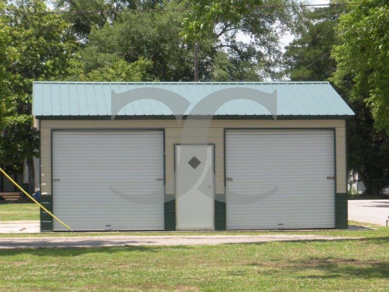 Garage | Vertical Roof | 24W x 26L x 9H | Side Entry Garage Garage | Vertical Roof | 24W x 26L x 9H | Side Entry Garage