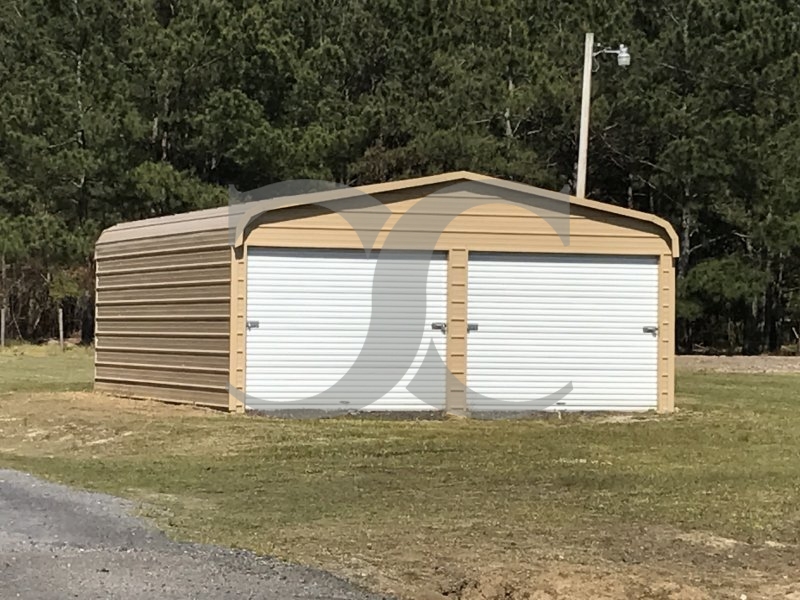 Regular Style Garage | Regular Roof | 18W x 21L x 8H | 2-Bay Regular Style Garage | Regular Roof | 18W x 21L x 8H | 2-Bay